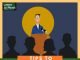 Tips to Conquer Your Fear of Public Speaking TIPS TO conquer your fear of public speaking