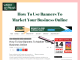 How To Use Banners To Market Your Business Online