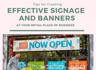 Tips for Creating Effective Signage and Banners at Your Retail Place of Business Tips for Creating Effective Signage and Banners at Your Retail Place of Business