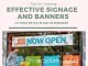 Tips for Creating Effective Signage and Banners at Your Retail Place of Business
