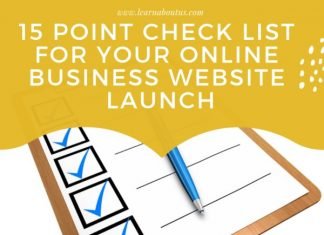 15 Point Check List for Your Online Business Website Launch