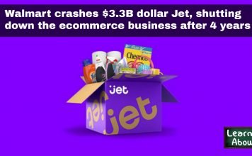 Walmart crashes $3.3B dollar Jet, shutting down the ecommerce business after 4 years