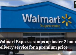 Walmart Express ramps up faster 2 hour delivery service for a premium price walmart