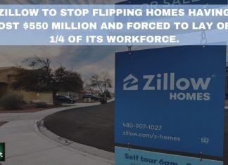 Zillow to Stop Flipping Homes Having Lost $550 Million and Forced to Lay Off 1/4 of Its Workforce Zillow group