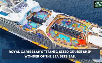 Royal Caribbean’s Titanic Sized Cruise Ship Wonder of The Sea Sets Sail