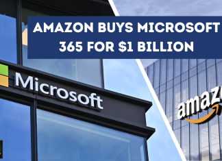 Amazon buys Microsoft 365 for $1 Billion amazon buy Microsoft 365